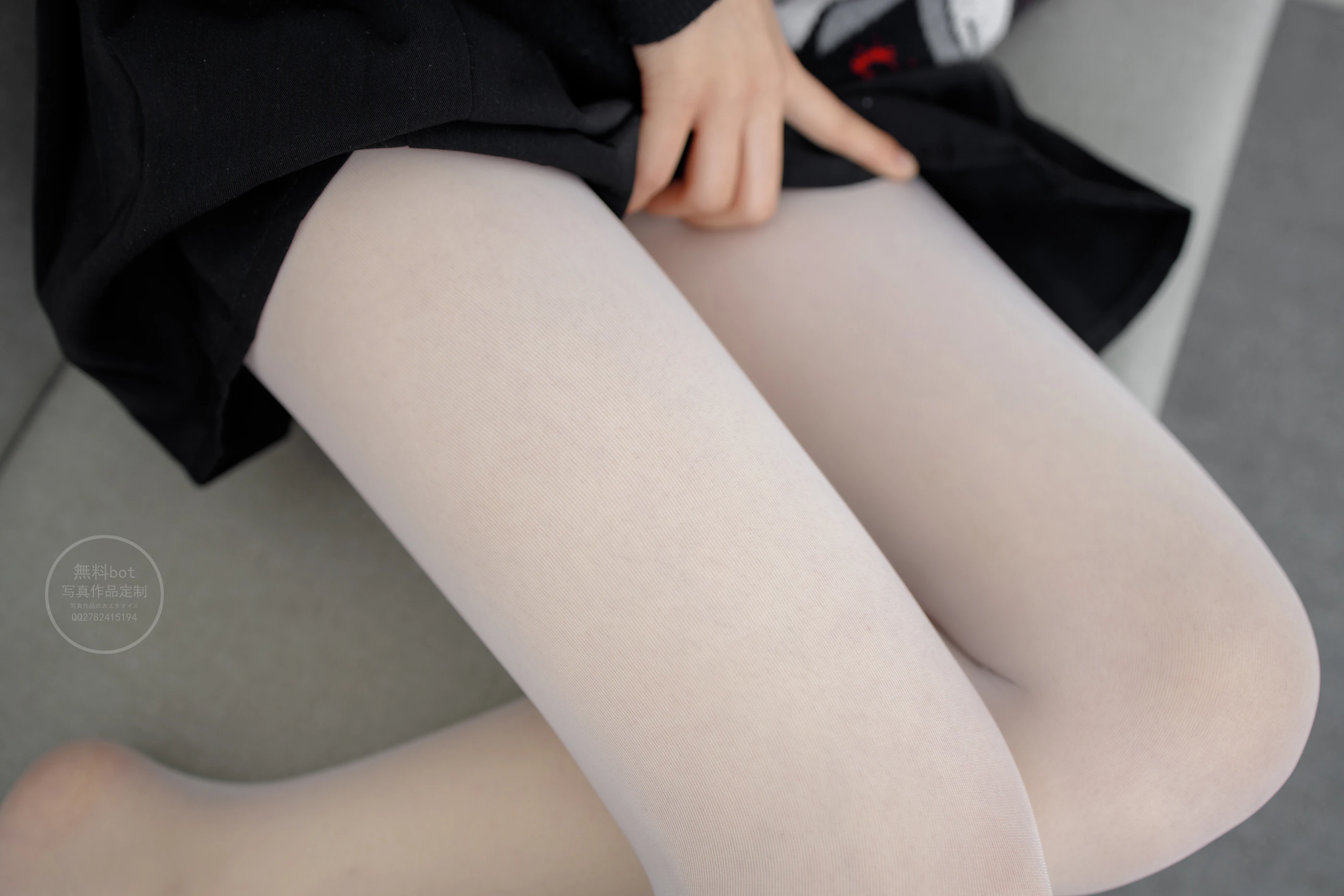 森萝财团 有料 NO.020 小奶糕Milky 双马尾美少女的白丝美腿 [86P]插图6